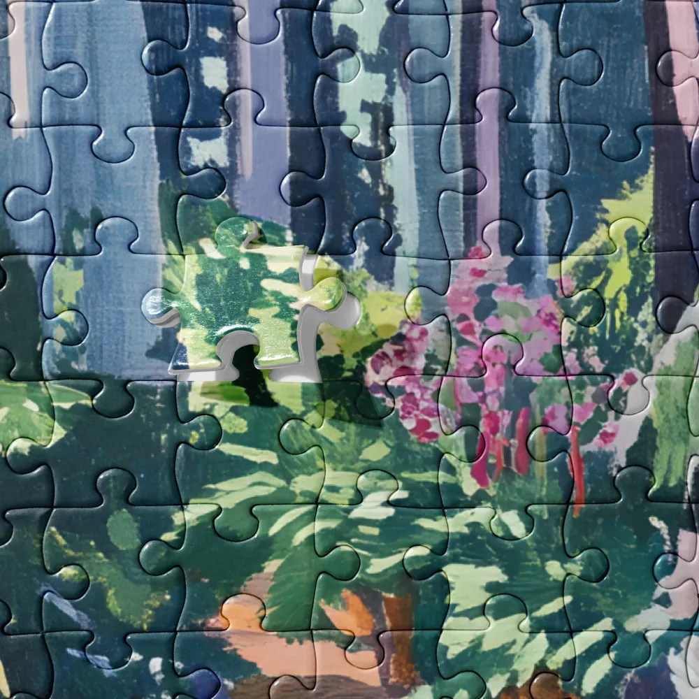 Enchanted Forest Path 
 Jigsaw Puzzle