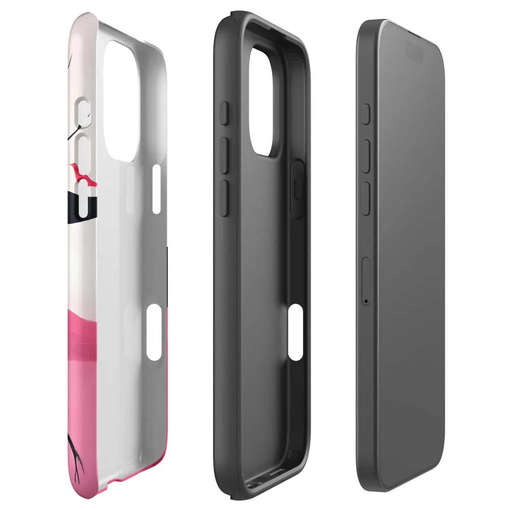 Pink Sunset Birds Reflection | Phone Case