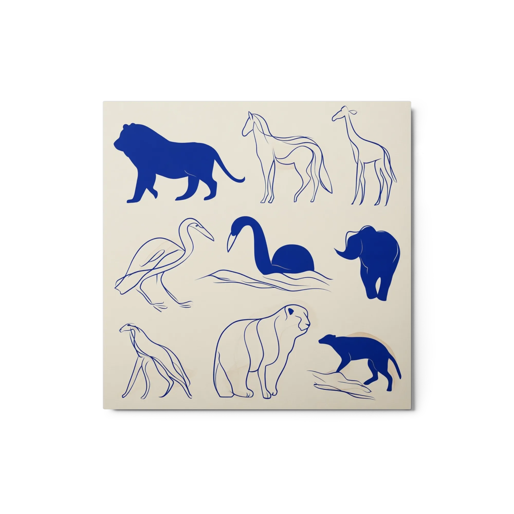 Blaue Menagerie