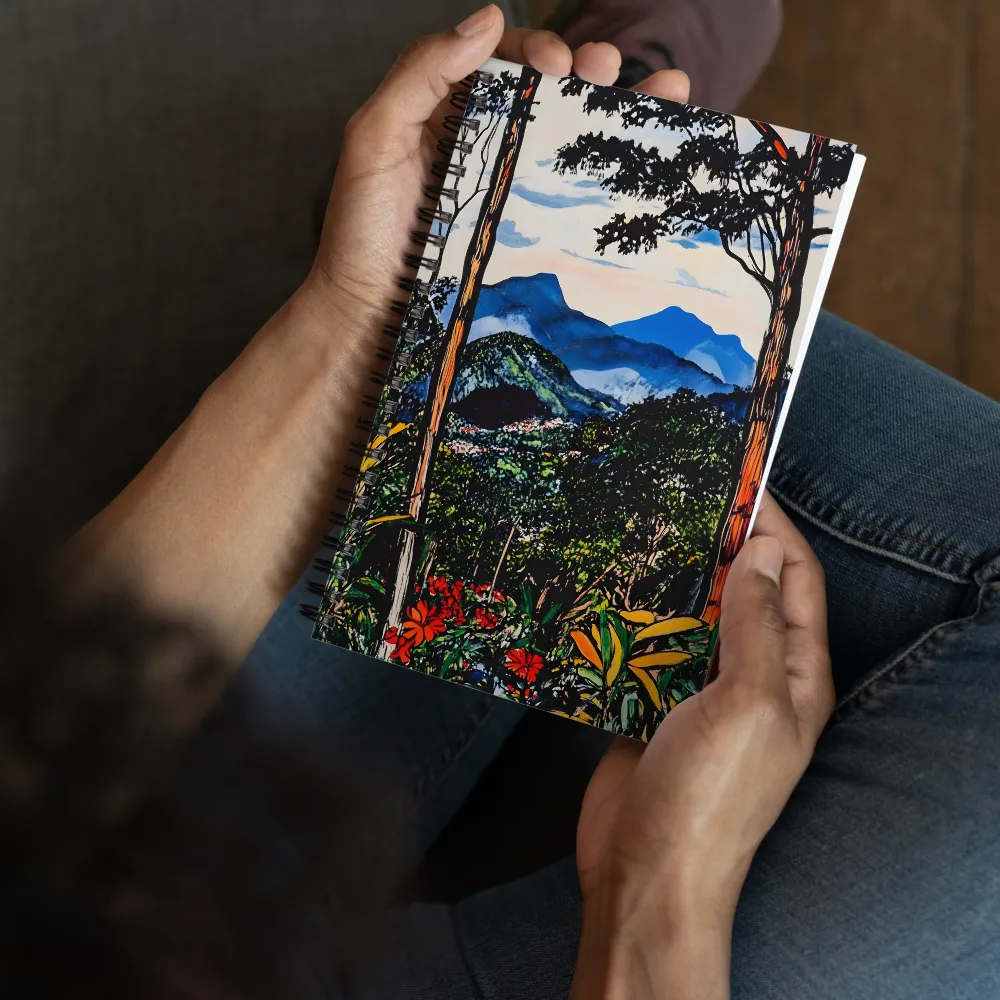 Tropical Mountain Forest 
 Spiral Notebook | 140 pages