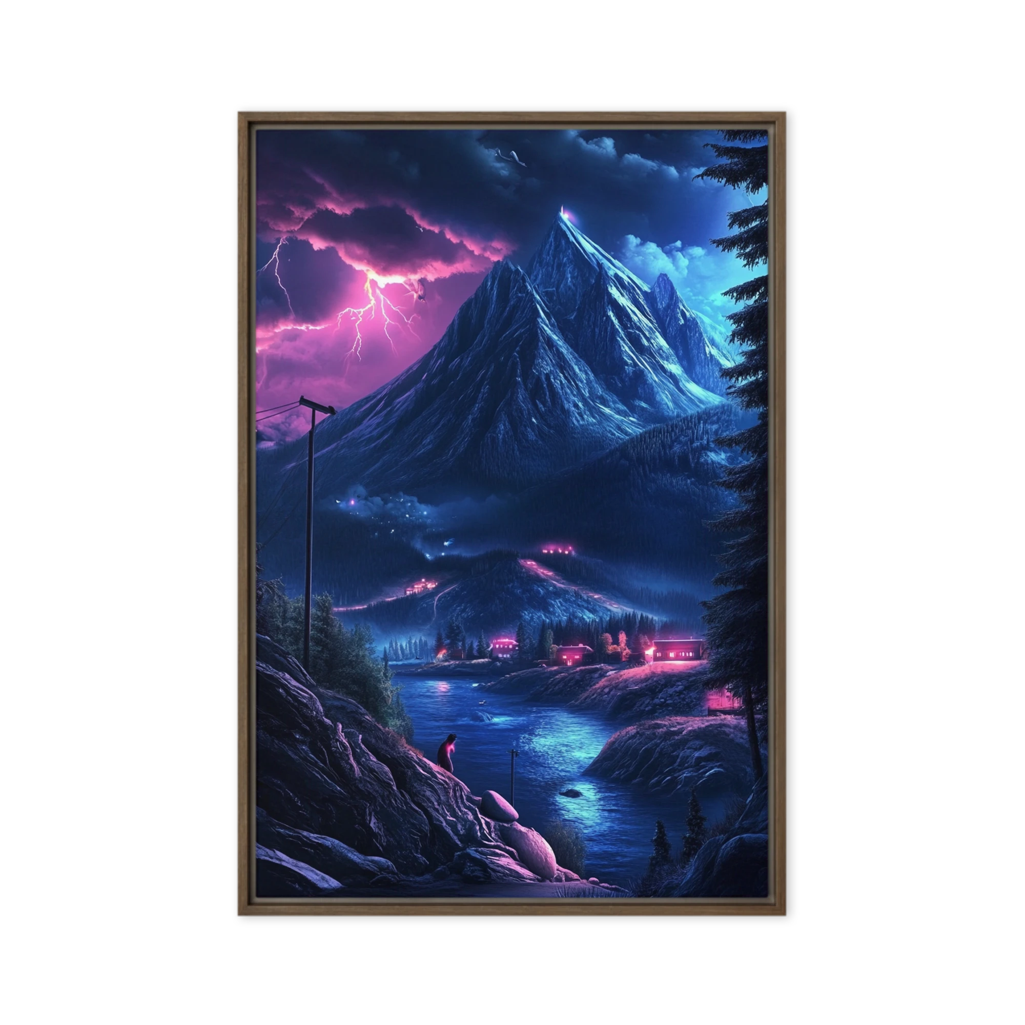 Fantasy Mountain Landscape
