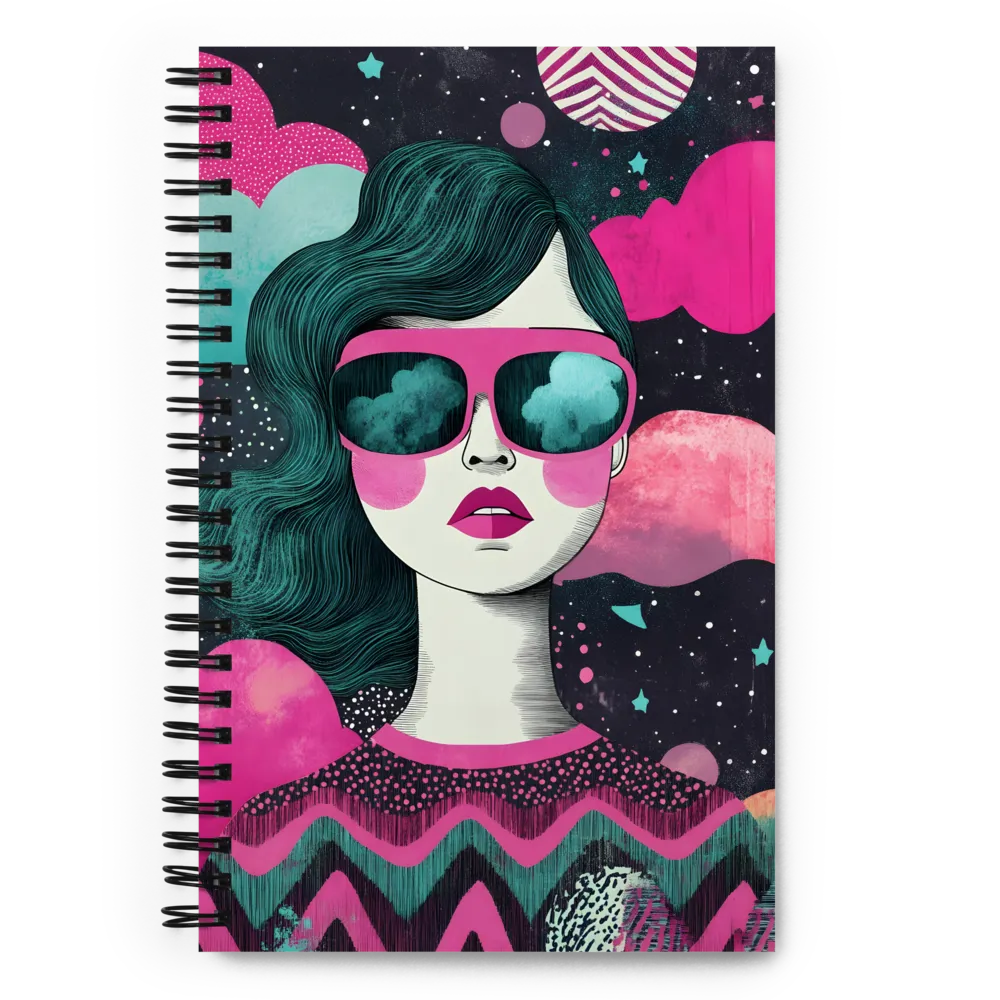 Cosmic Pop Portrait 
 Spiral Notebook | 140 pages