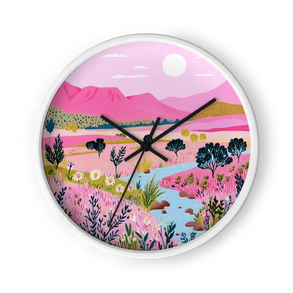 Flowering Valleys In Hot Pink — Magenta Peaks, Tulip Fields