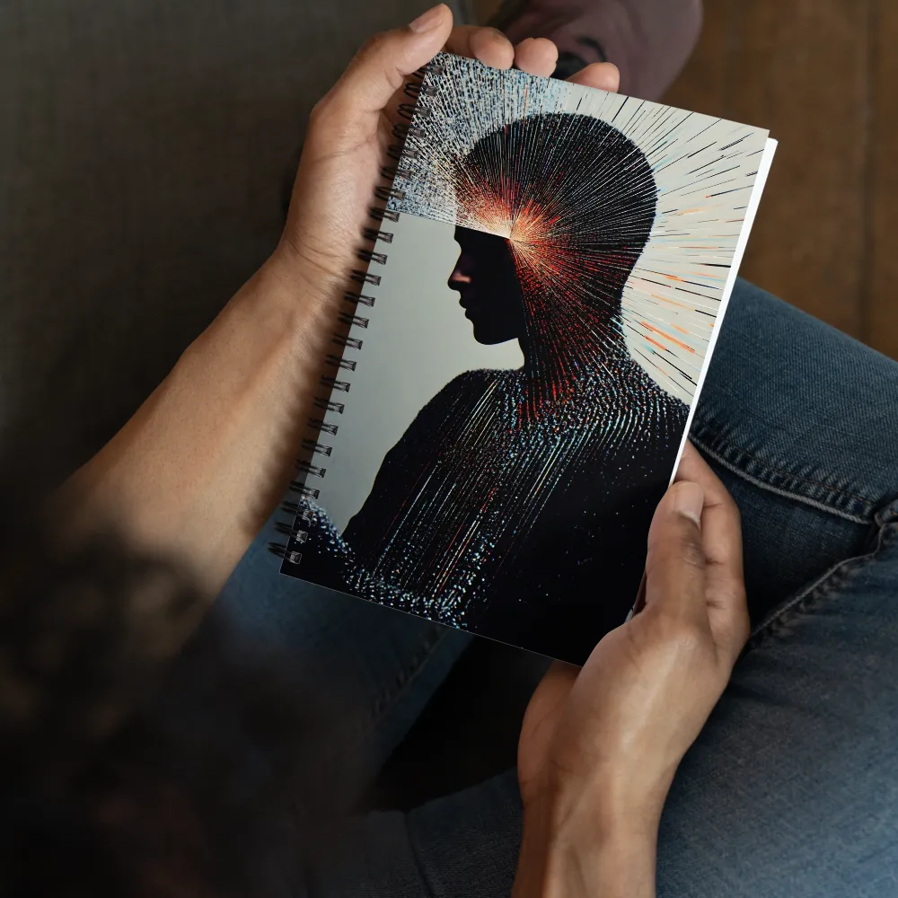 Fragmented Human Energy 
 Spiral Notebook | 140 pages