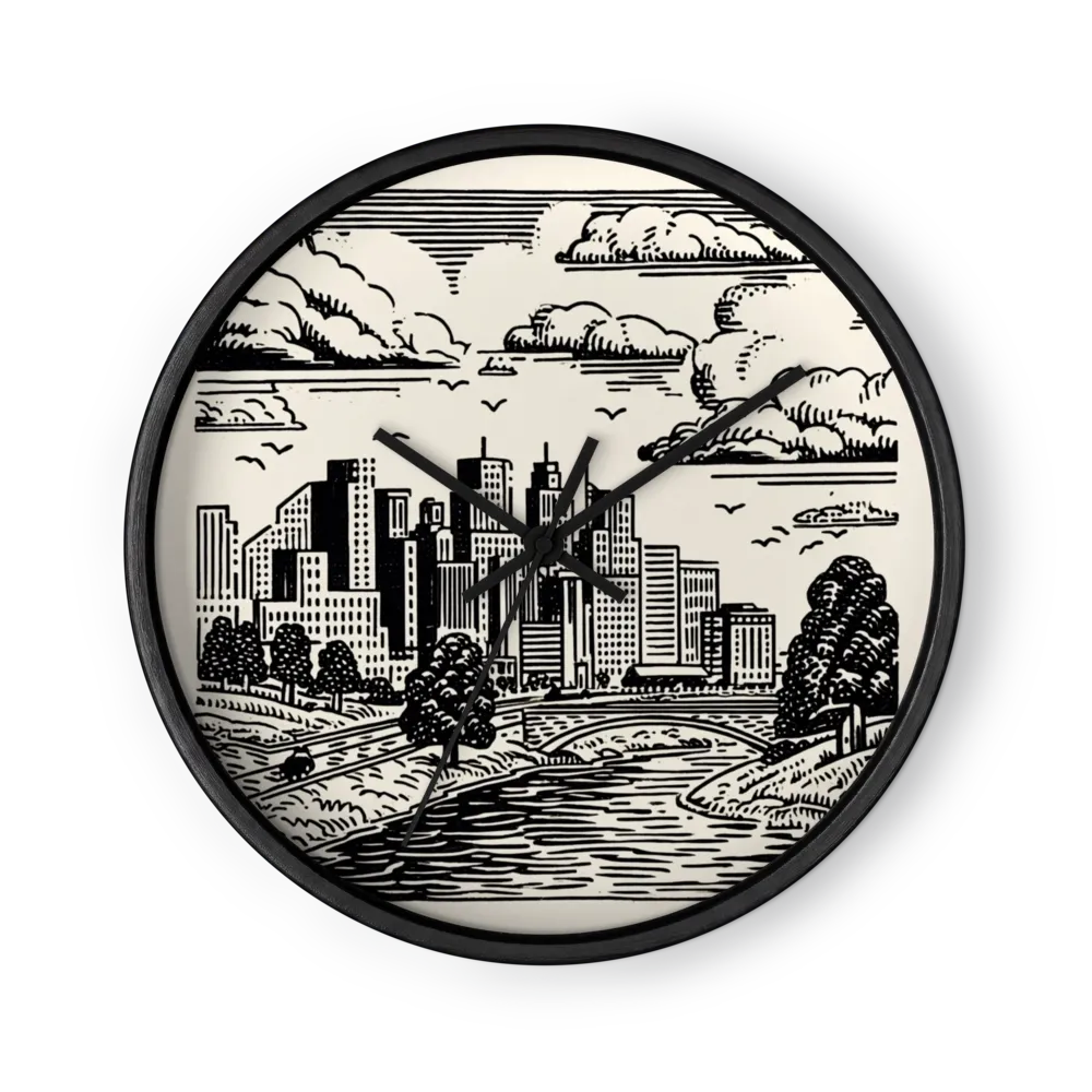 Urban River Skyline