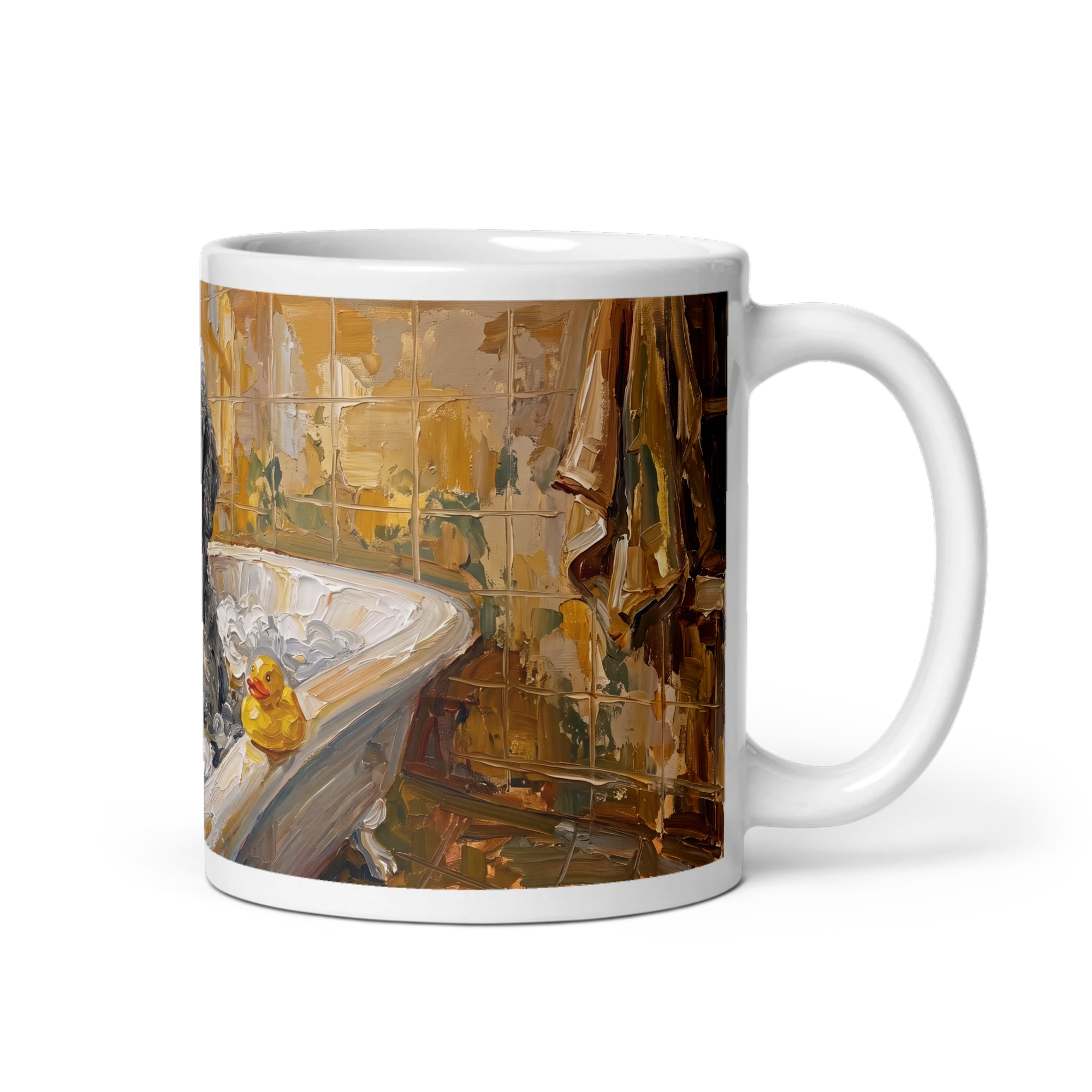 Pet Portrait Mug — Impasto
