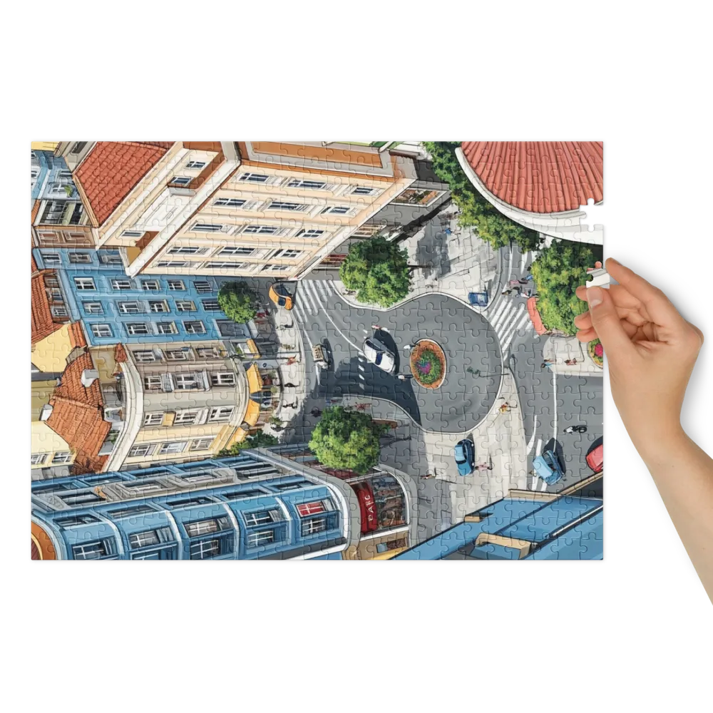 Vida Urbana Aérea 
 Puzzle em caixa de metal