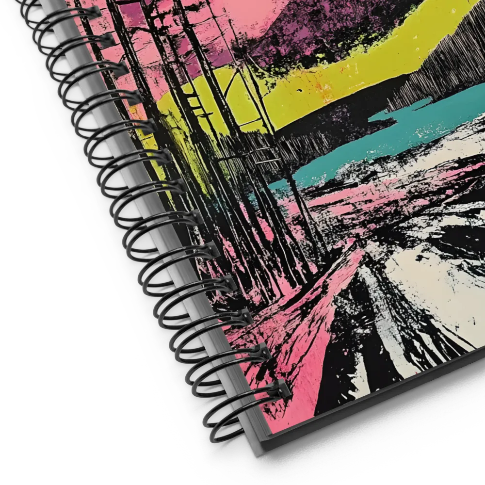 Neon Valley Dream 
 Spiral Notebook | 140 pages