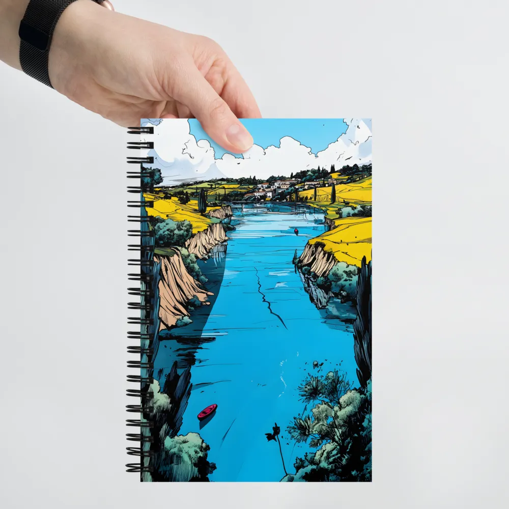 Vibrant Canyon River 
 Spiral Notebook | 140 pages