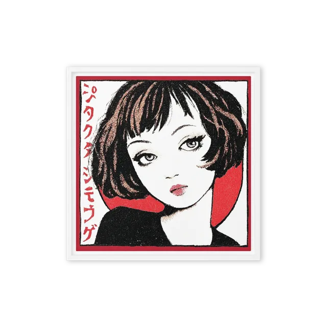 Japanese Retro Girl | Art Print