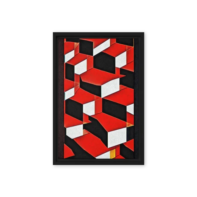 Three-Dimensional Cubes | Art Print