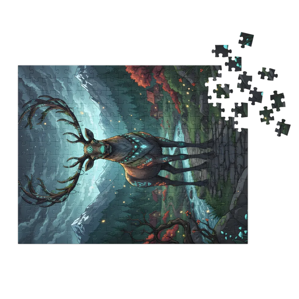 Runic Stag | Jigsaw Puzzles