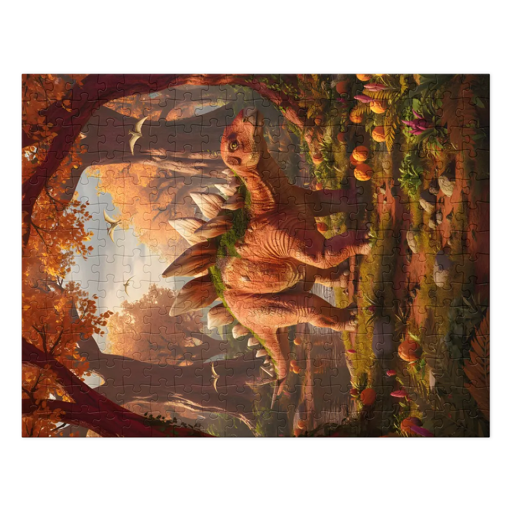 Autumn Stegosaurus | Jigsaw Puzzles