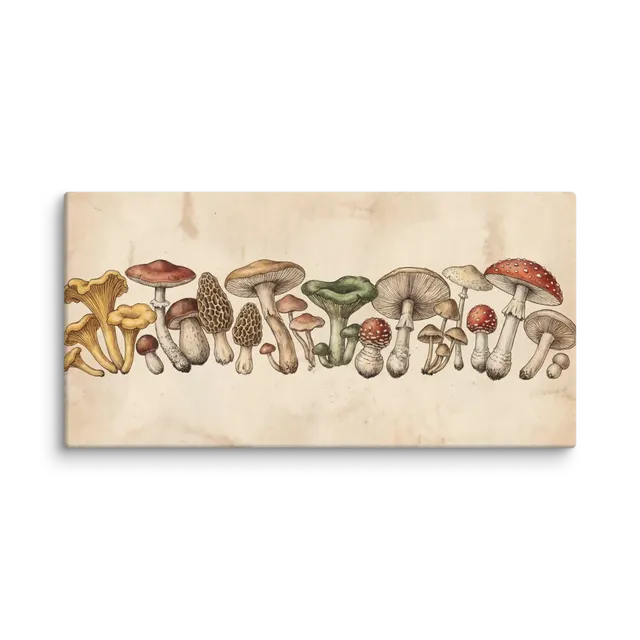 Fungal Diversity Illustration | Art Print