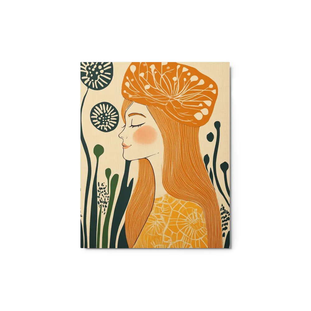 The Orange Blossom 
 Metal Print | 16″x 20″