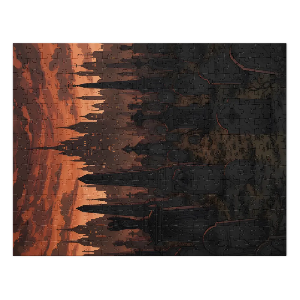 Graveyard at Dusk | Jigsaw Puzzles
