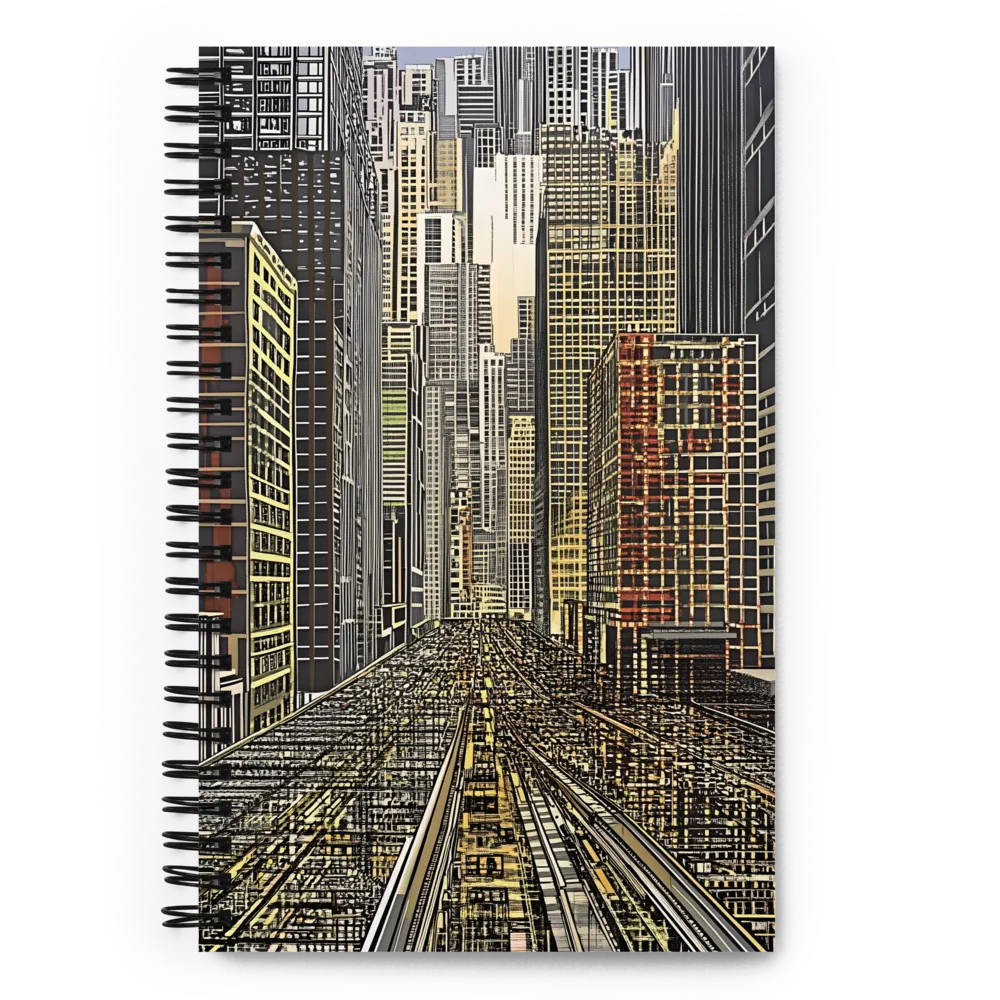 Urban Gridscape 
 Spiral Notebook | 140 pages