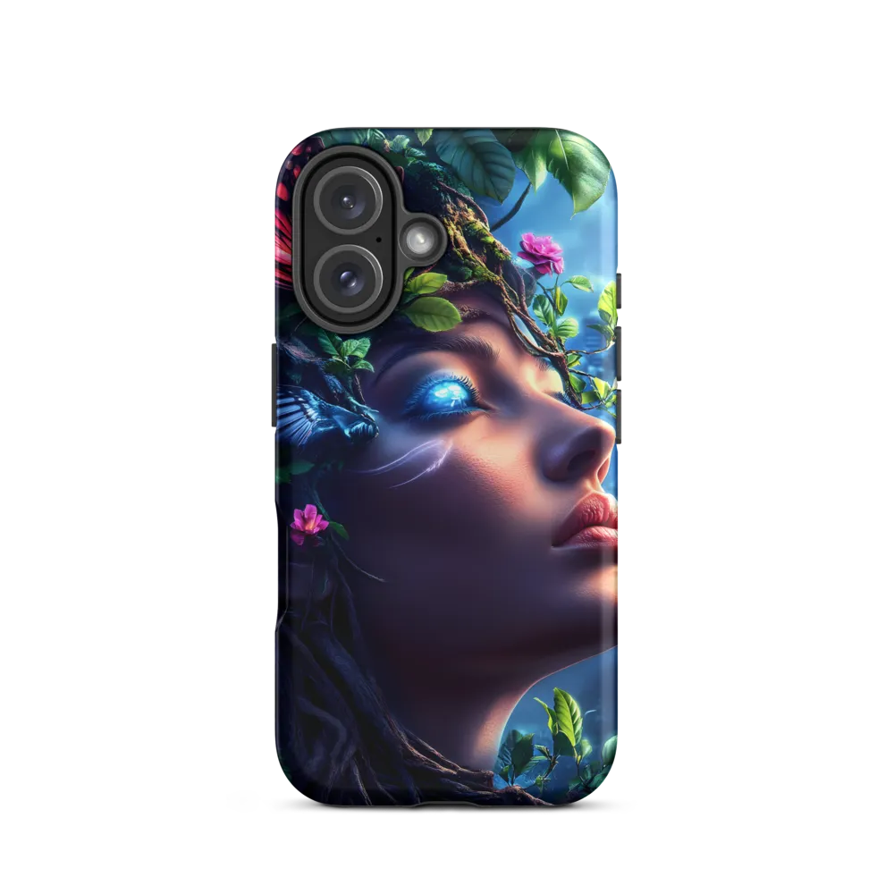 Surreal Nature Woman with Butterflies | Phone Case