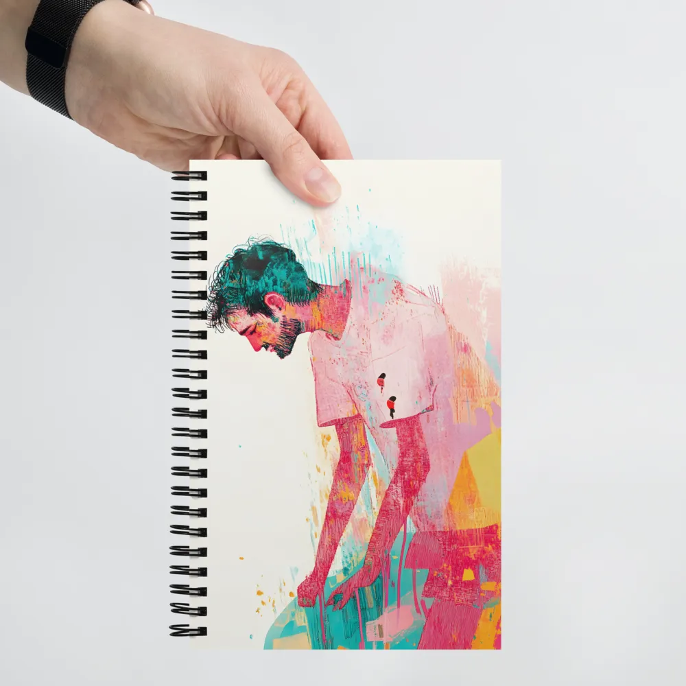 Colorful Painter's Gaze 
 Spiral Notebook | 140 pages
