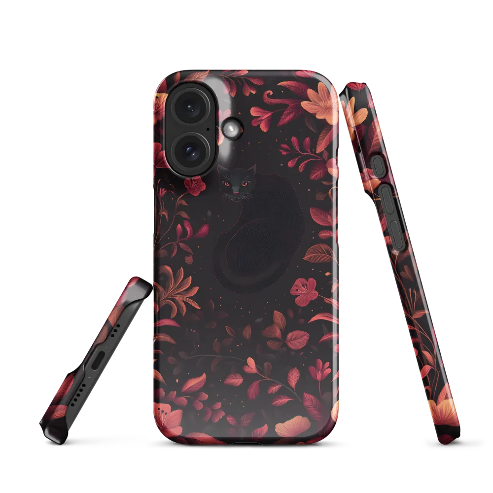 Nocturnal Floral Cat 
 Samsung Galaxy S10 Plus | Tough Case