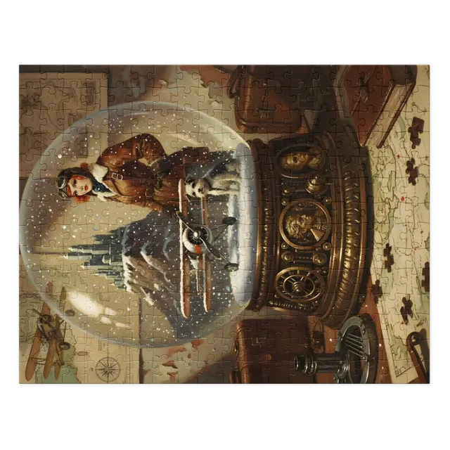 Aviator Snow Globe | Jigsaw Puzzles