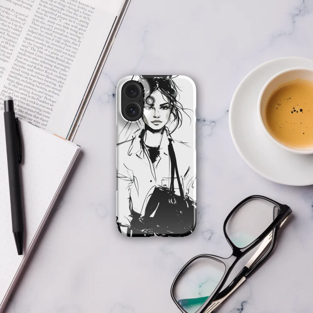 Monochrome Fashion Portrait 
 Samsung Galaxy S24 Ultra | Tough Case