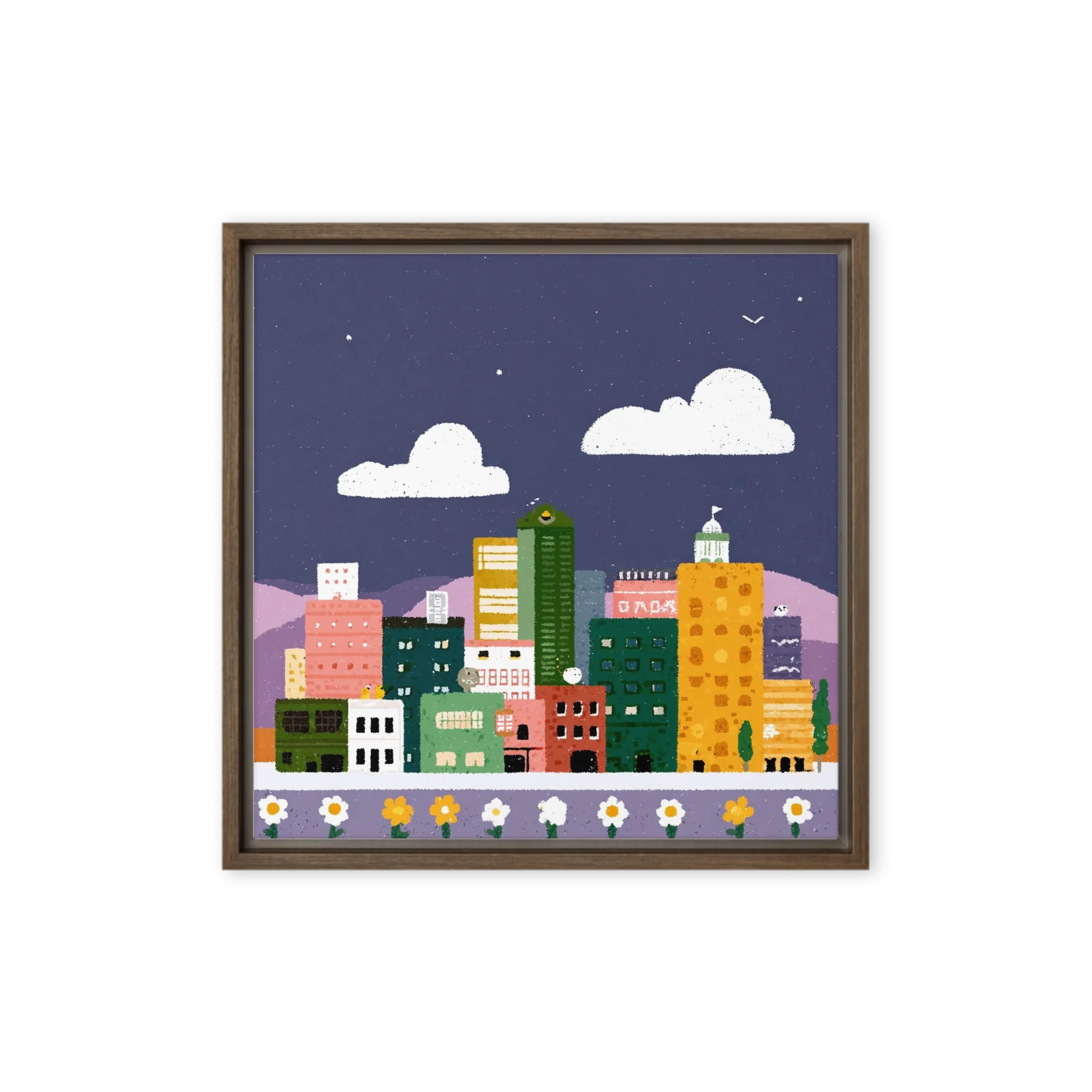 Textured Night City