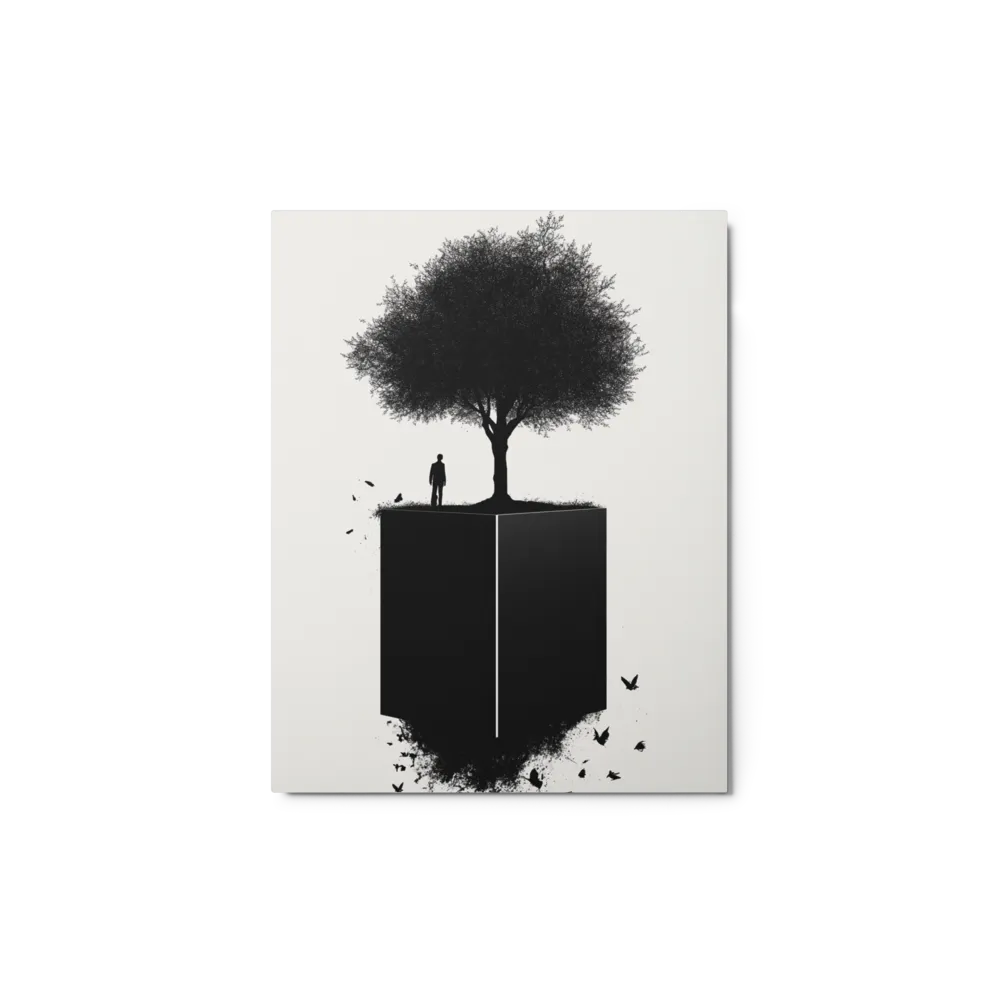 The Weight of Thought 
 Canvas with Black Frame