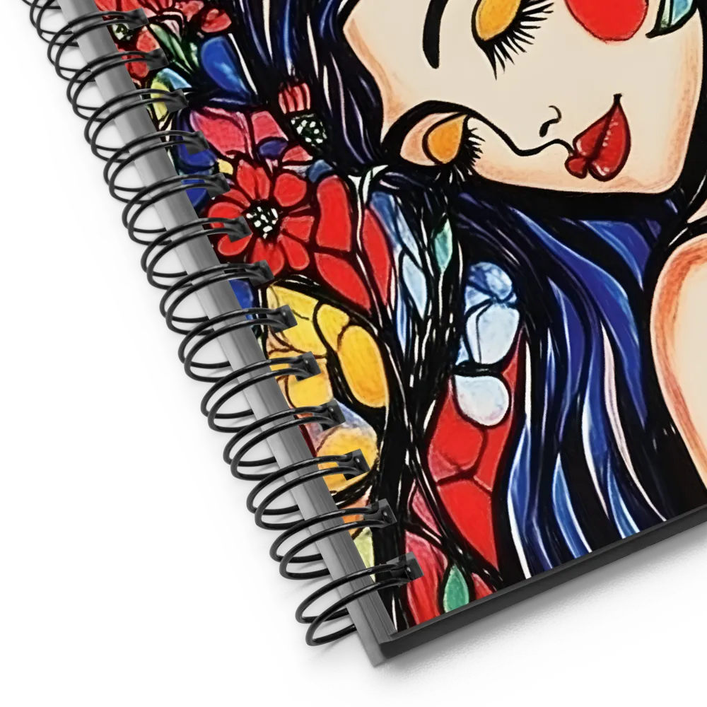 The Stained Glass Garden 
 Spiral Notebook | 140 pages