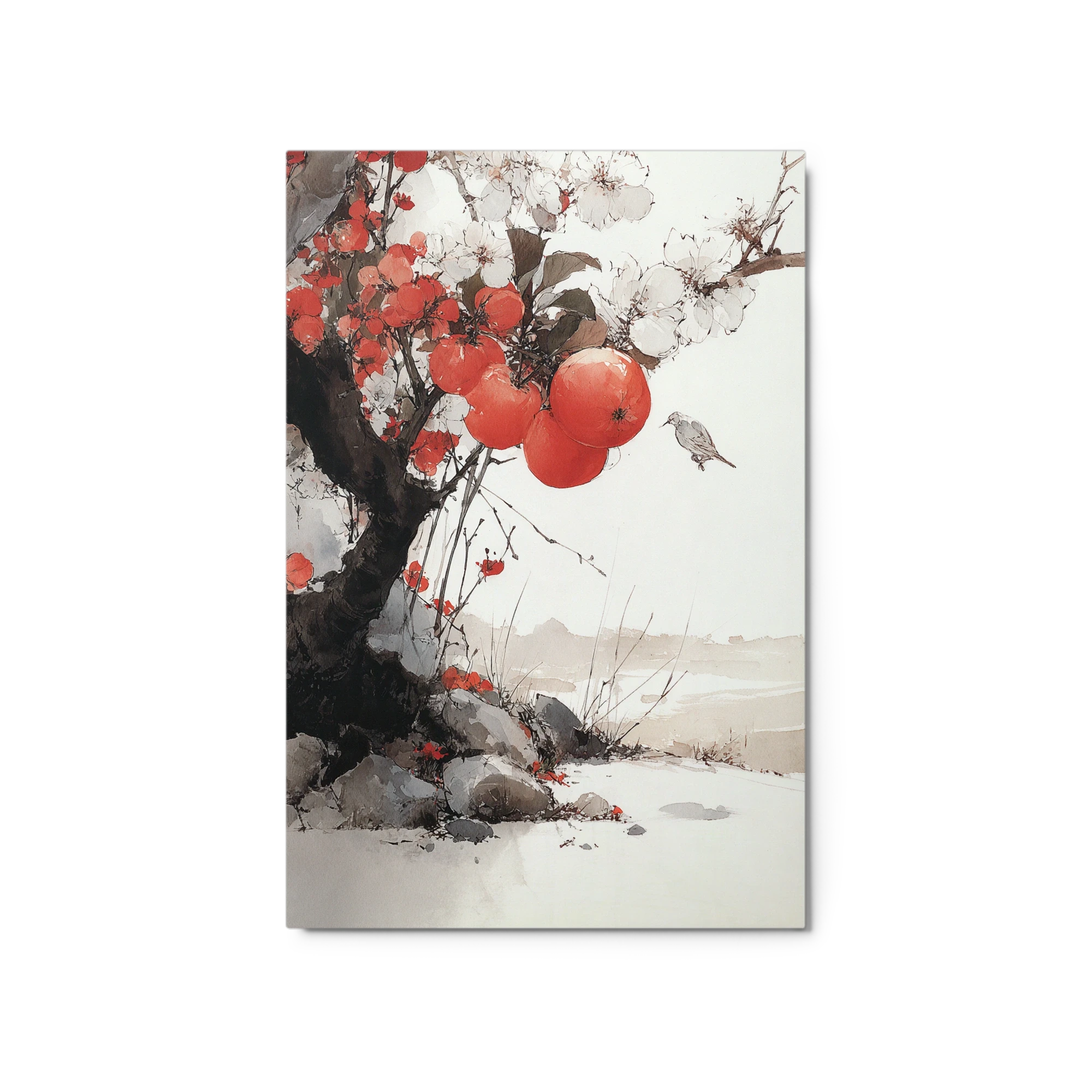 Red Fruit and Songbird