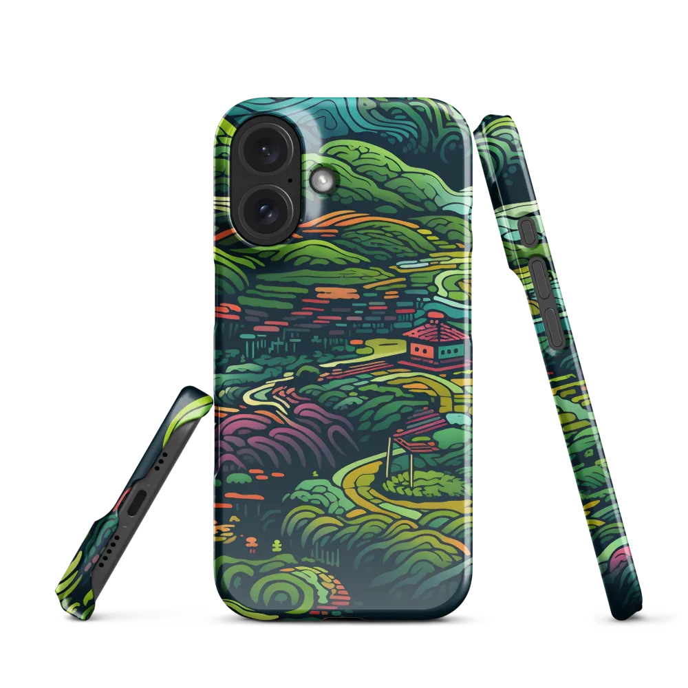 Serene Terraced Landscape 
 iPhone 14 Plus | MagSafe® Tough Case