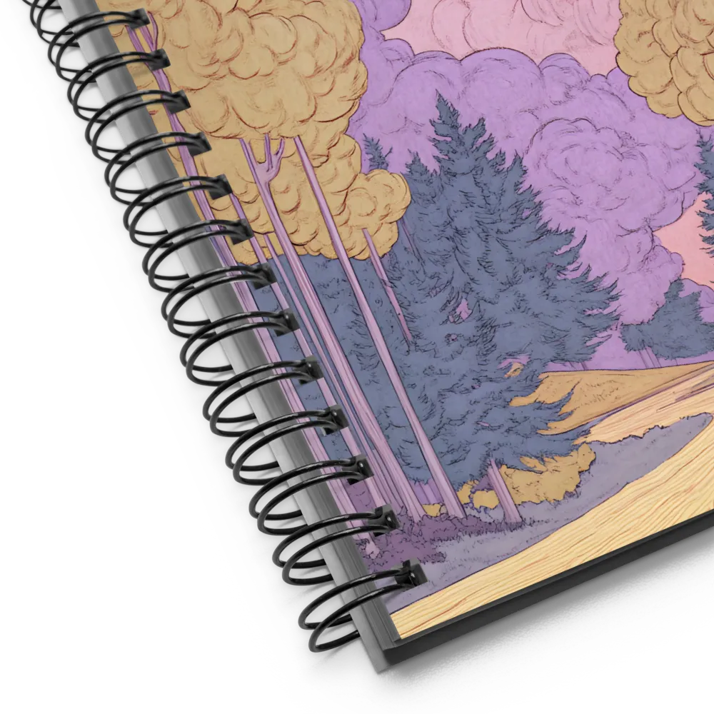Whimsical Forest Pathway 
 Spiral Notebook | 140 pages