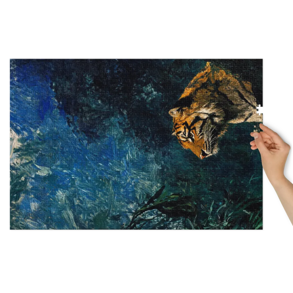 O Olhar da Selva 
 Puzzle em caixa de metal