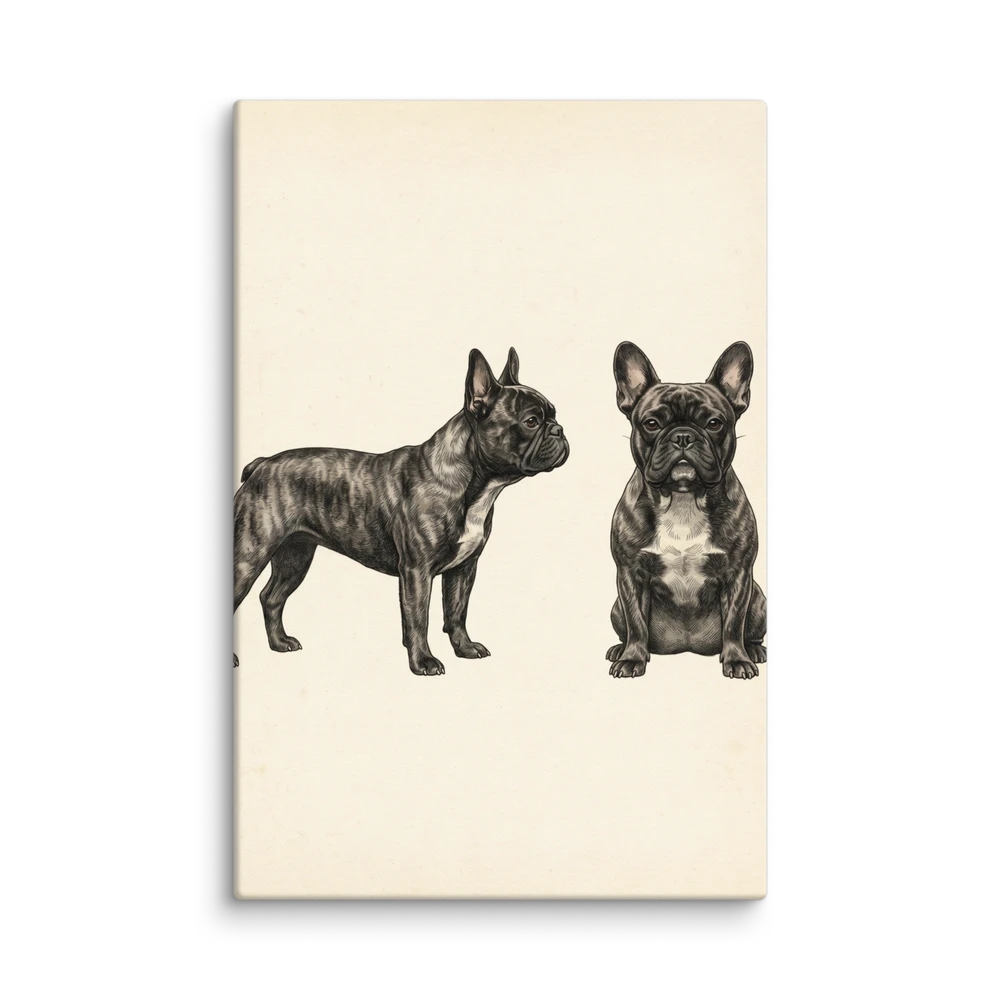 Pet Portrait — Vintage Engraving
