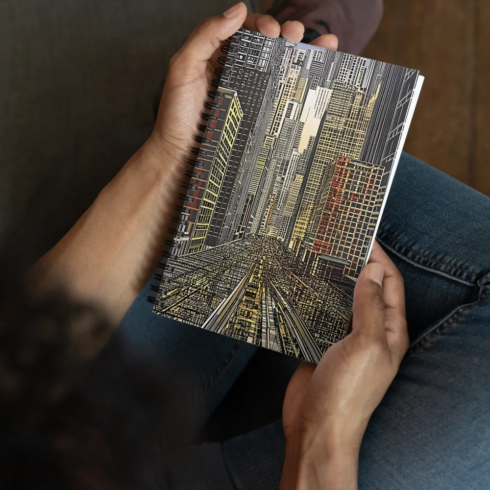 Urban Gridscape 
 Spiral Notebook | 140 pages