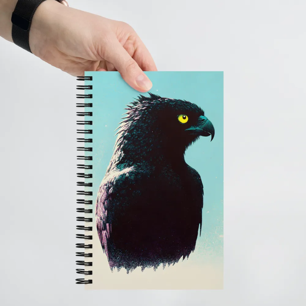 Staring Eagle Portrait 
 Spiral Notebook | 140 pages