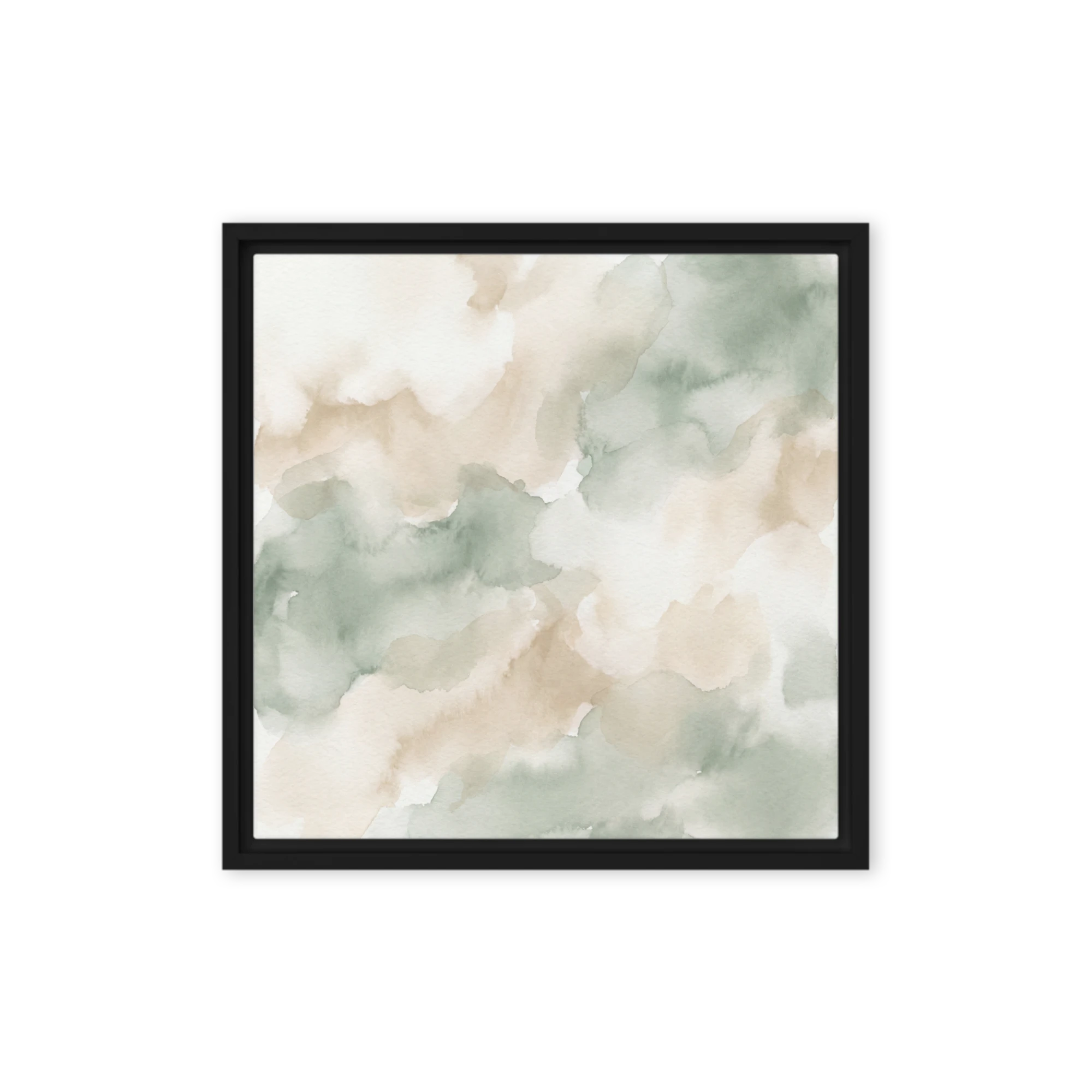 Ethereal Green and Beige Wash