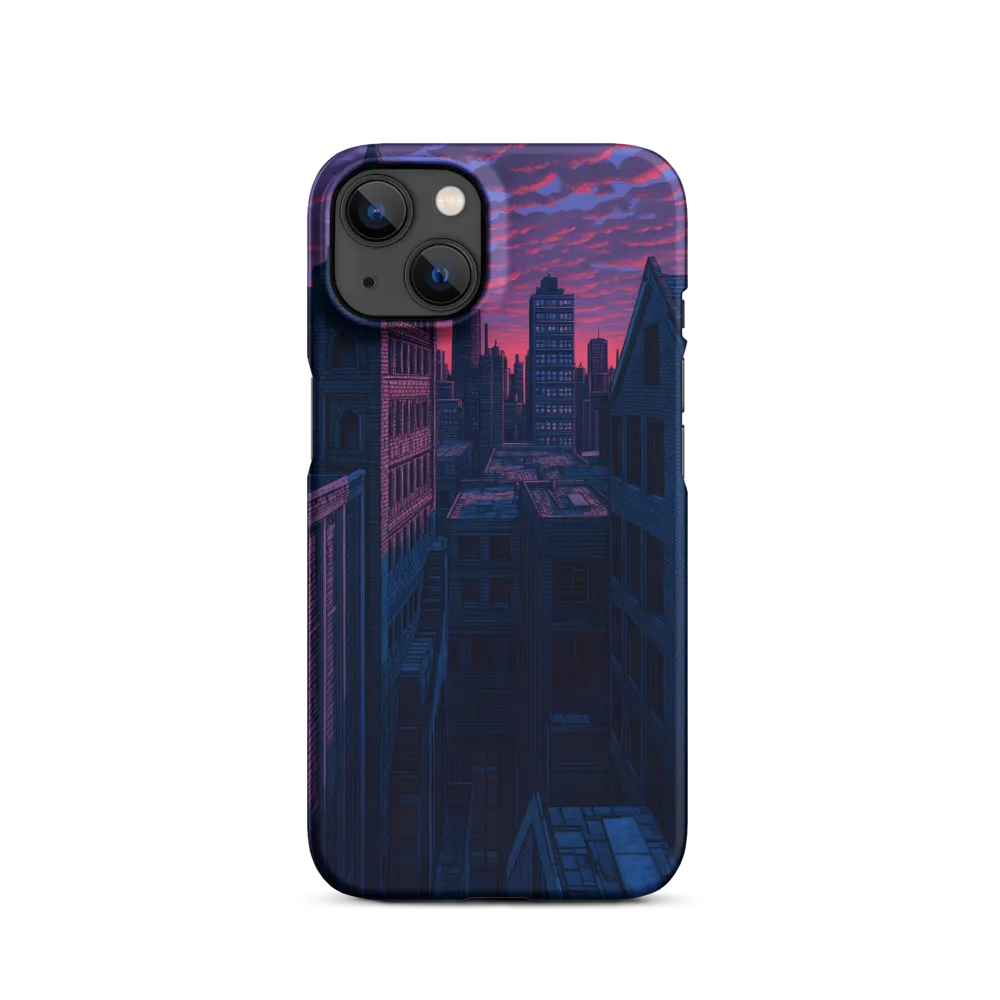 Dusk Cityscape with Towers | Phone Case