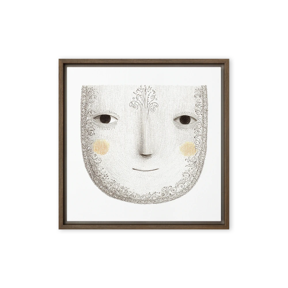 The Ornamental Mask | Art Print