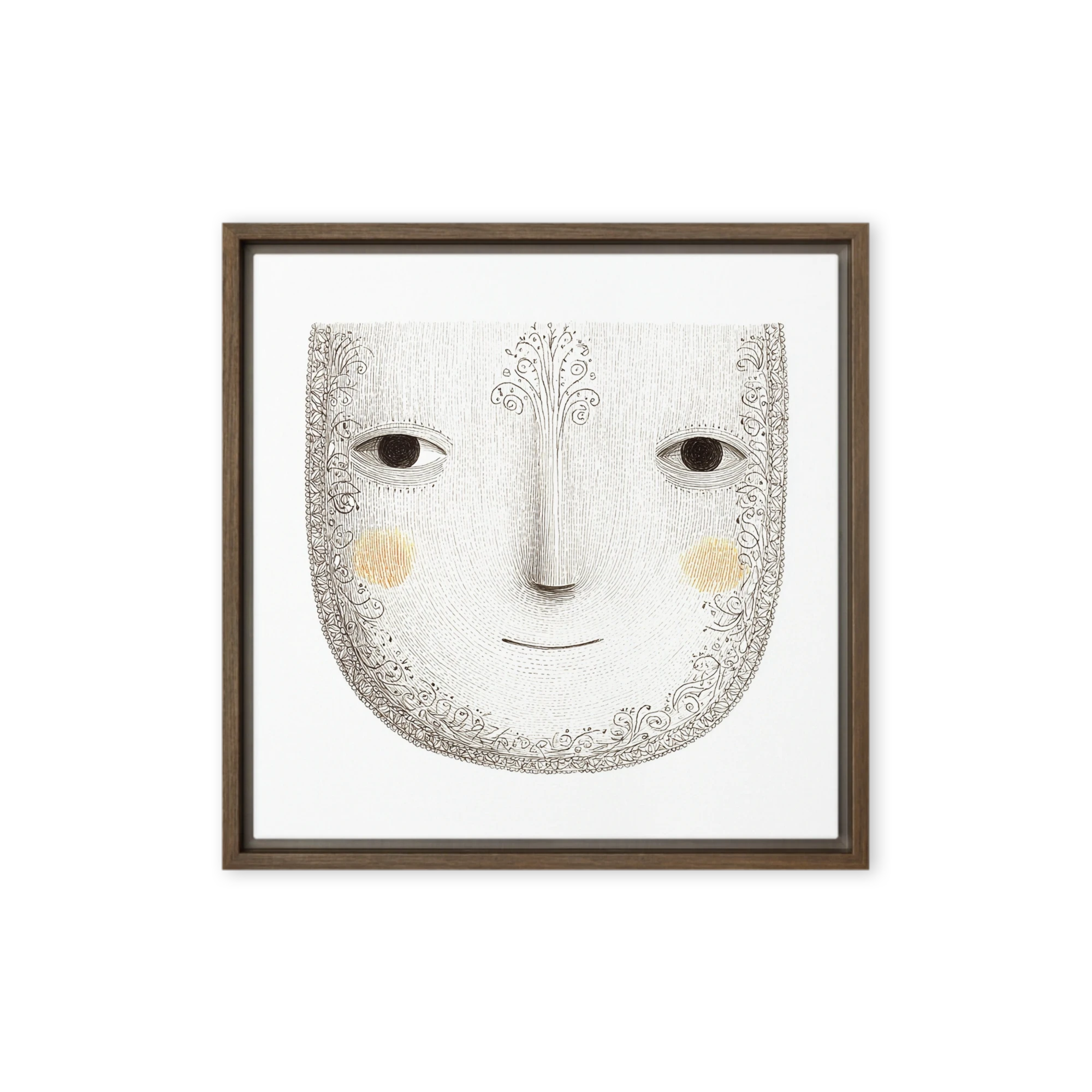 The Ornamental Mask | Art Print