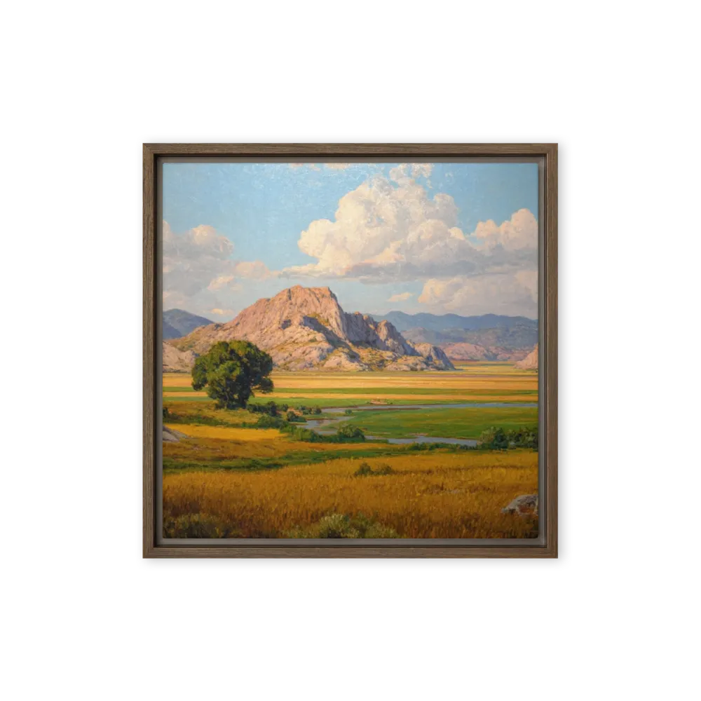 Golden Valley Peak 
 Canvas | 28″x 28″
