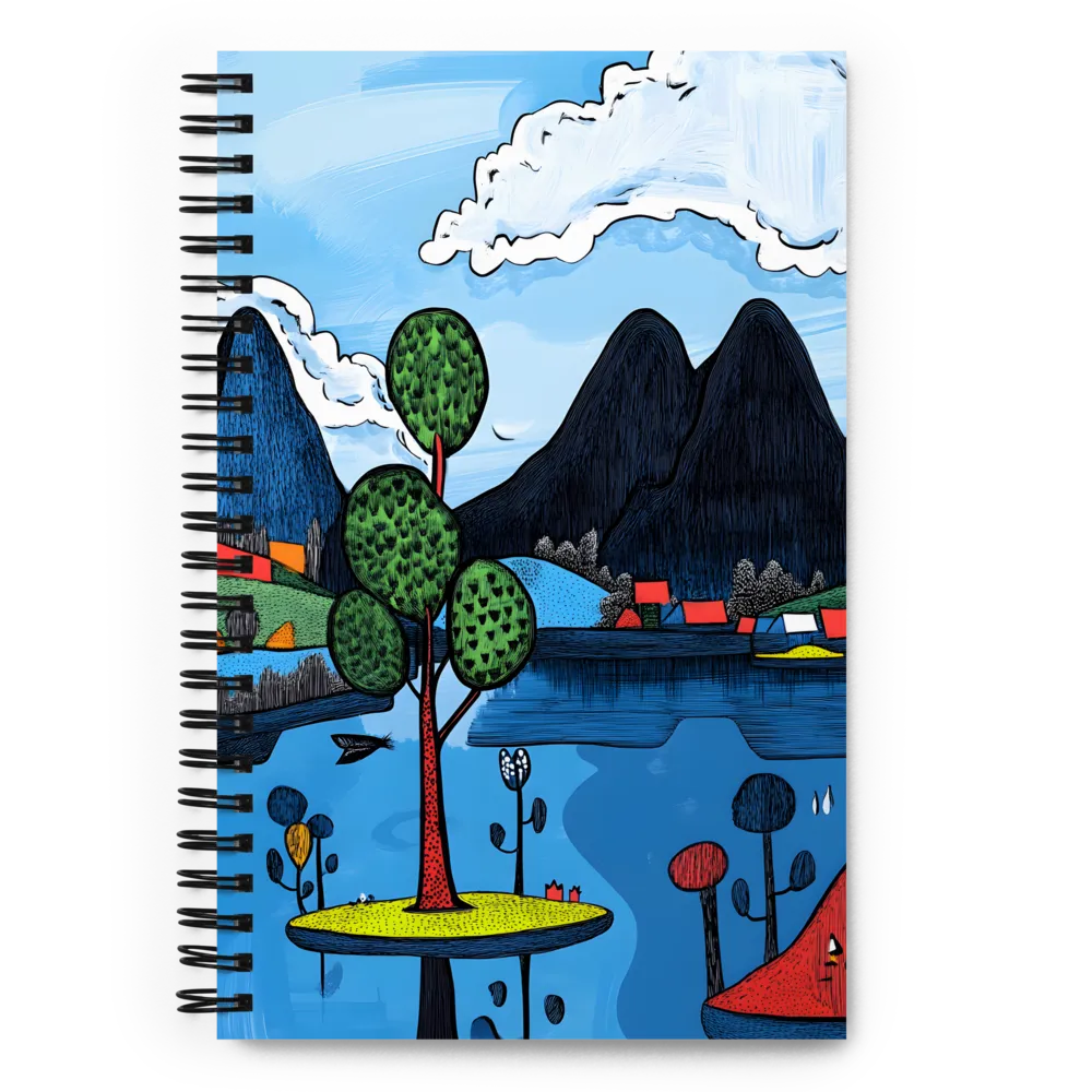 Floating Island Lake 
 Spiral Notebook | 140 pages