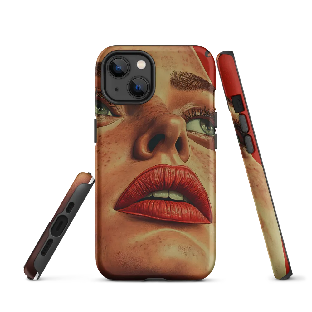Detailed Female Portrait Illustration | Phone Case