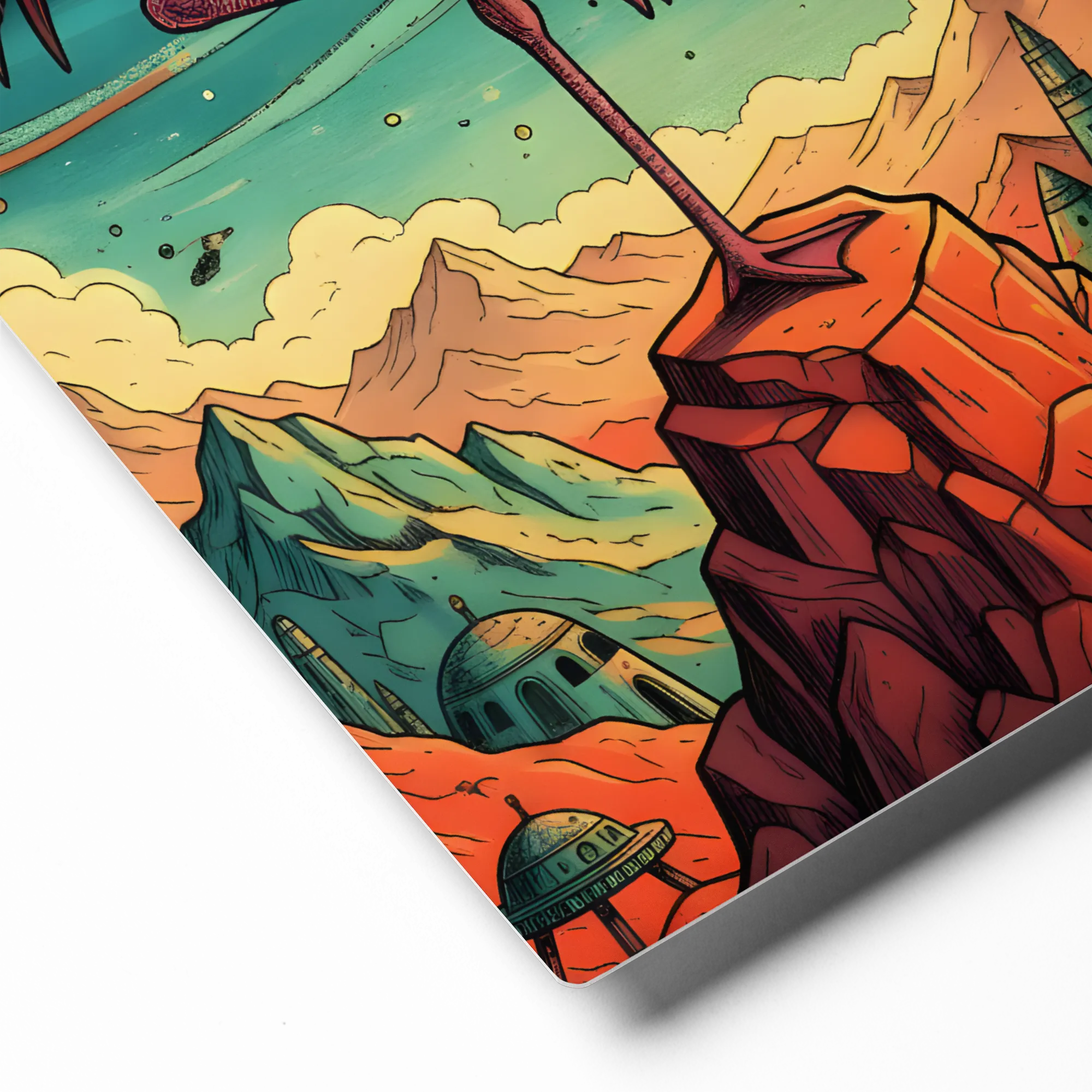 Guardian of the Cosmic Citadel 
 Canvas | 24″x 24″