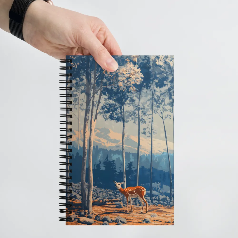 Forest Deer Serenity 
 Spiral Notebook | 140 pages