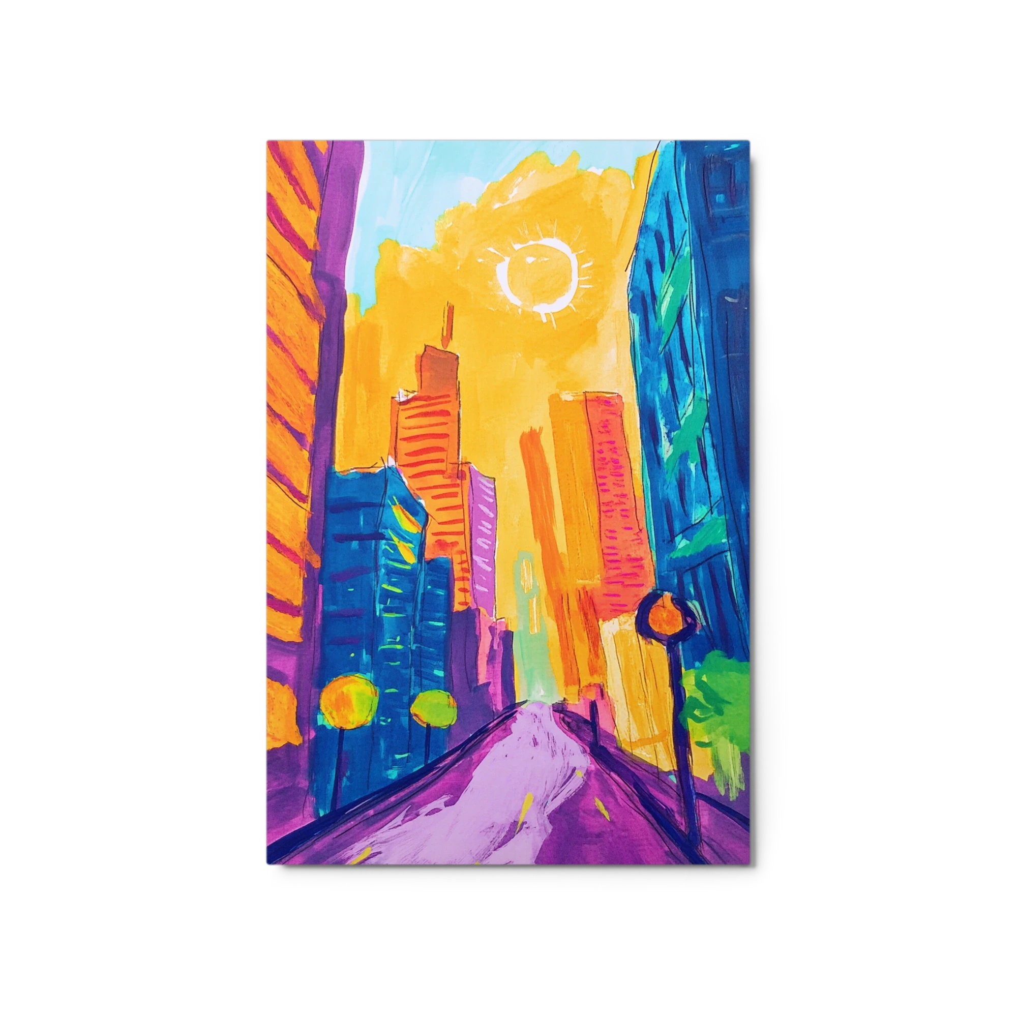 Vibrant Cityscape Painting