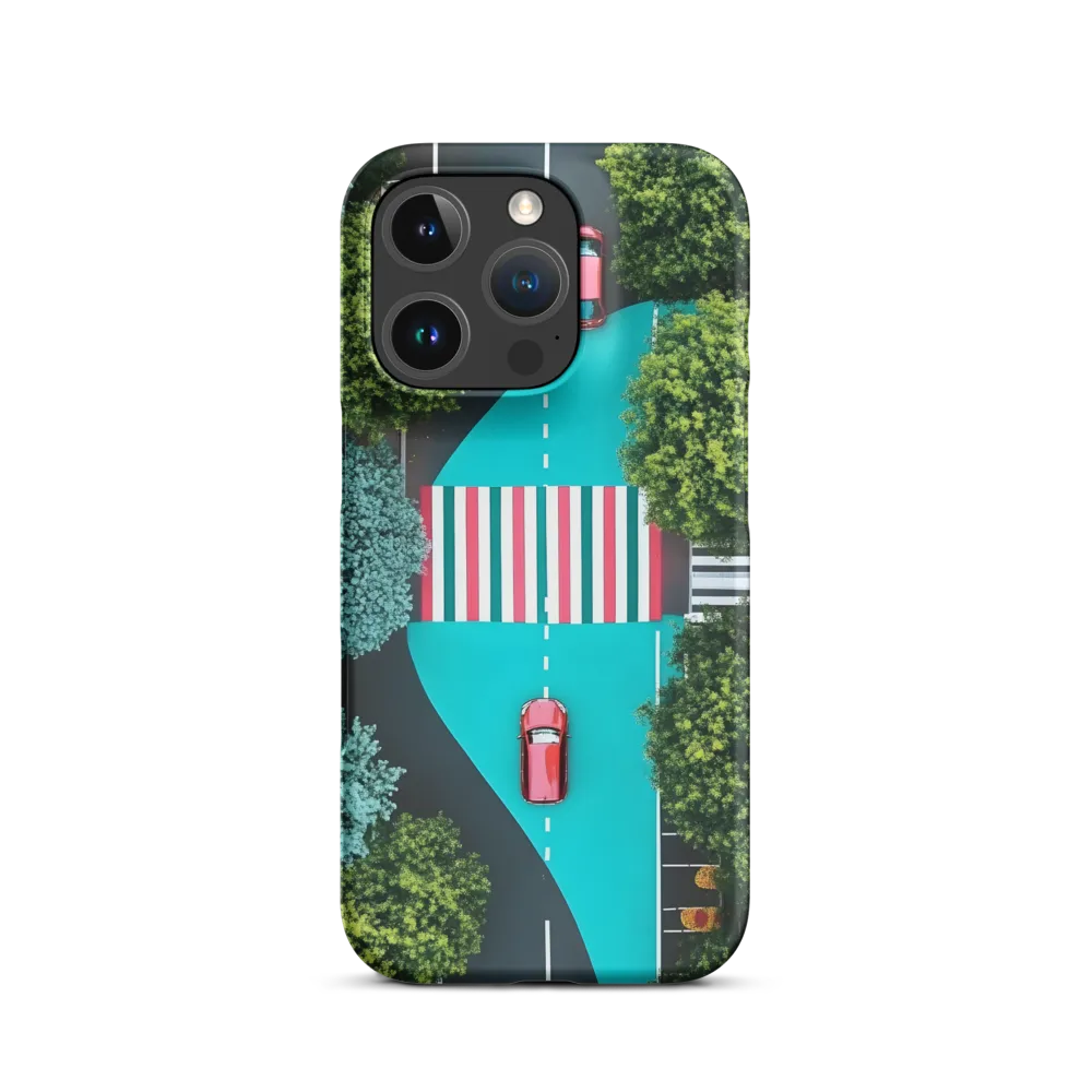 Aerial View of Cars and Crosswalk | Phone Case