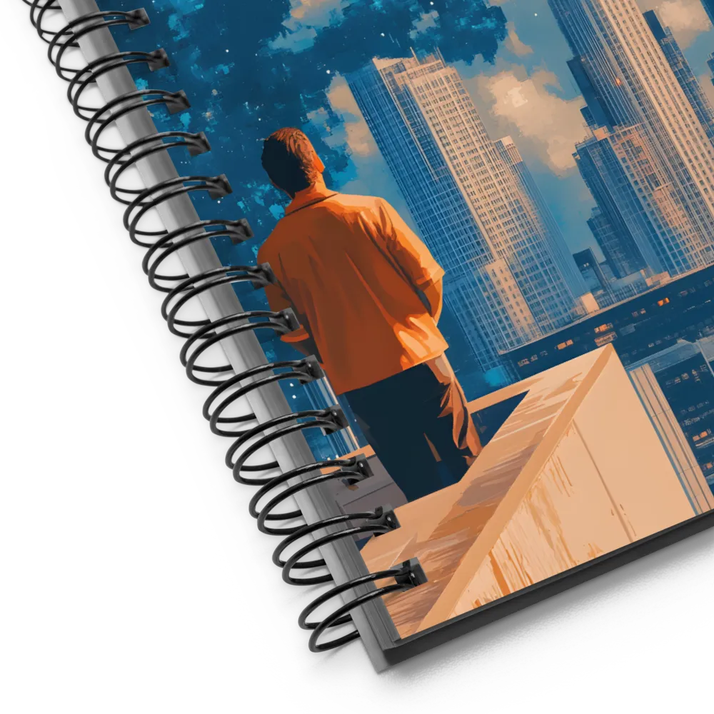 Urban Cosmic Gaze 
 Spiral Notebook | 140 pages