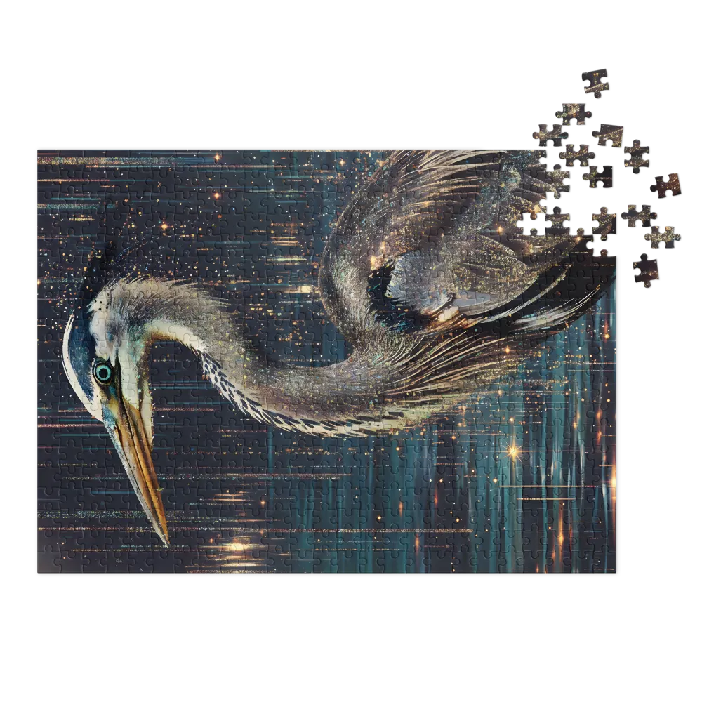 Starlit Heron