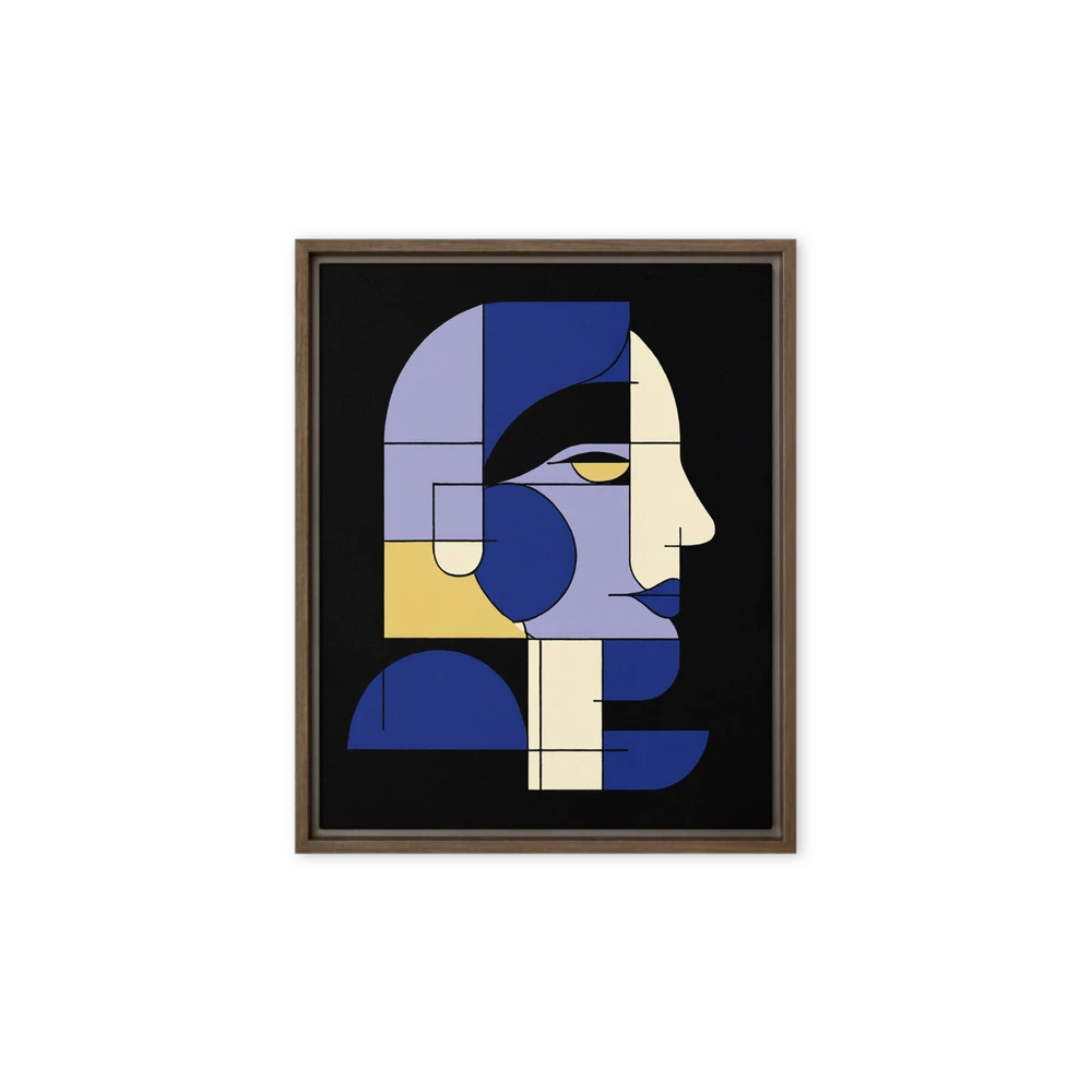 Geometric Profile Abstraction | Art Print